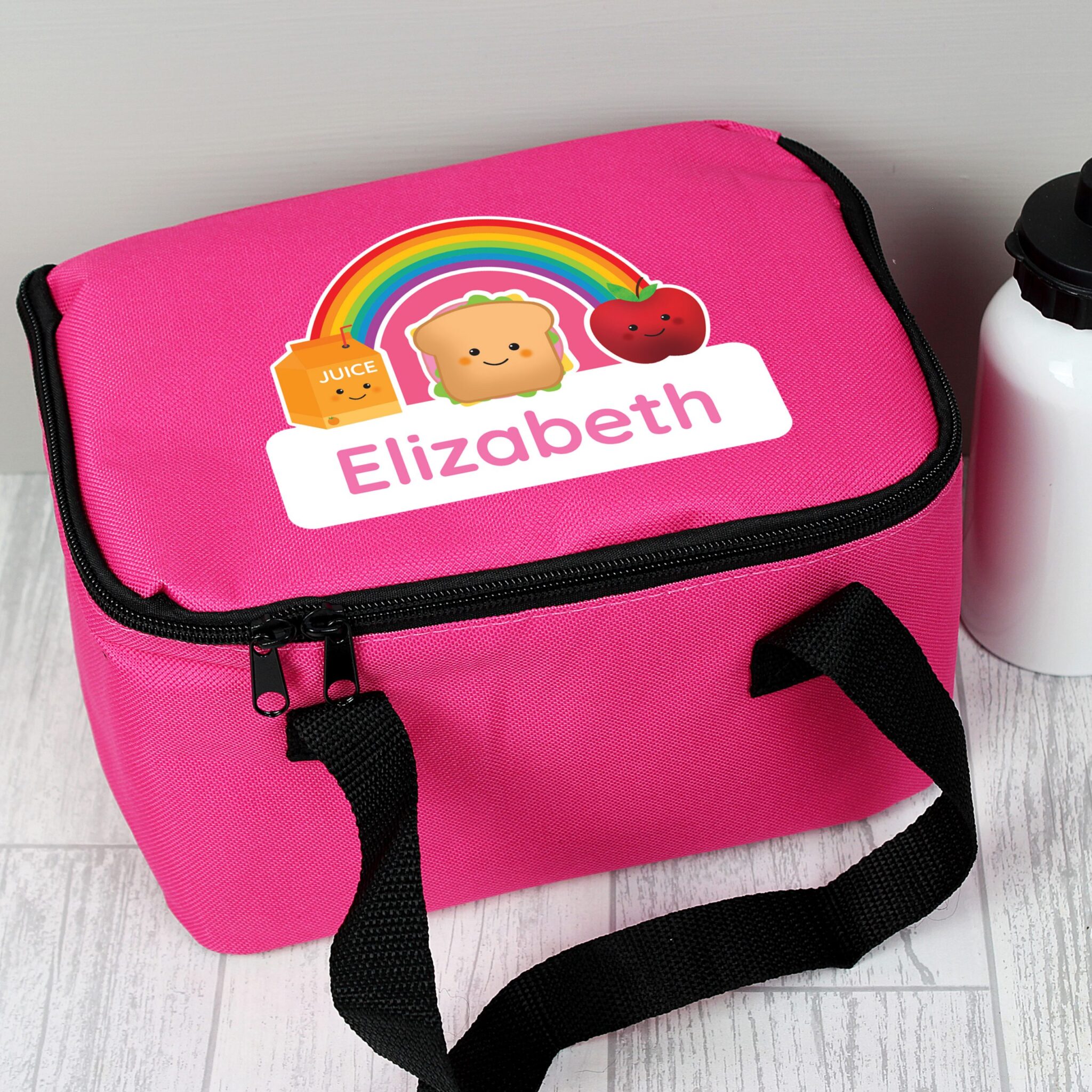 Personalised Healthy Eating Pink Lunch Bag Unique Gift Ideas For Someone Special l Unique
