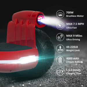 Off road hoverboard main features