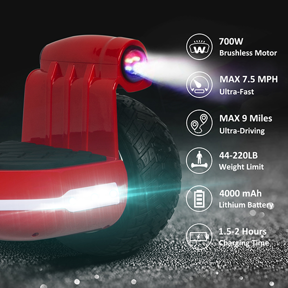 Off road hoverboard main features Off road hoverboard main features