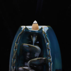 Watch and relax with this calming backflow incense burner