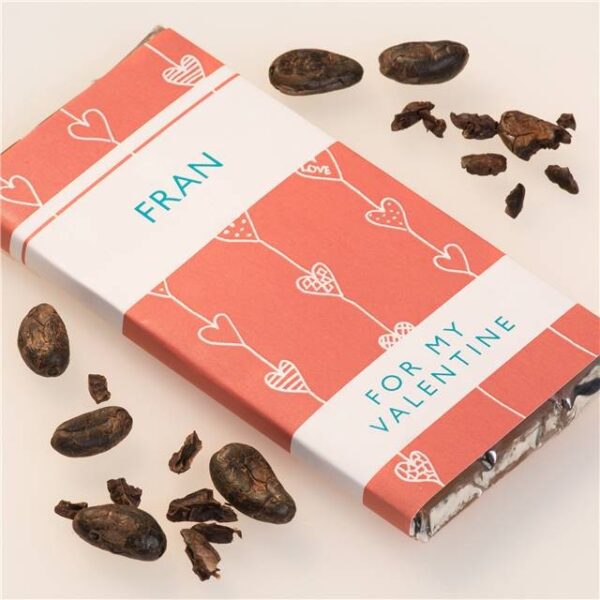 Personalised Valentine's Chocolate Bar Unique Gift Ideas For Someone