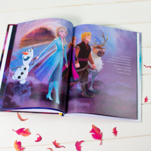 Personalised Frozen 2 Book Hardback Spread