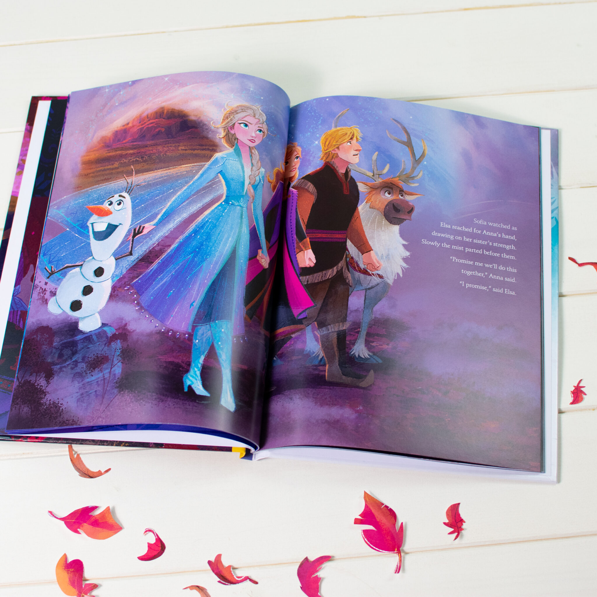 Personalised Frozen 2 Book Hardback Spread Personalised Frozen 2 Book Hardback Spread