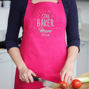 Star Baker Pink Apron - Mothers Day Gift Ideas