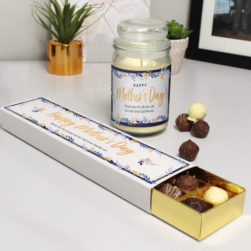 Personalised Mother's Day Gift Ideas - Personalised Candle Jars and Truffles - Happy Mother's Day