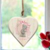 Me To You Mothers Day Wooden Hanging Heart - Personalised Mother's Day Gift Ideas