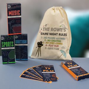 Family Games Night in a personalised Bag