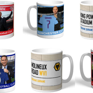 Personalised Football Club Mugs