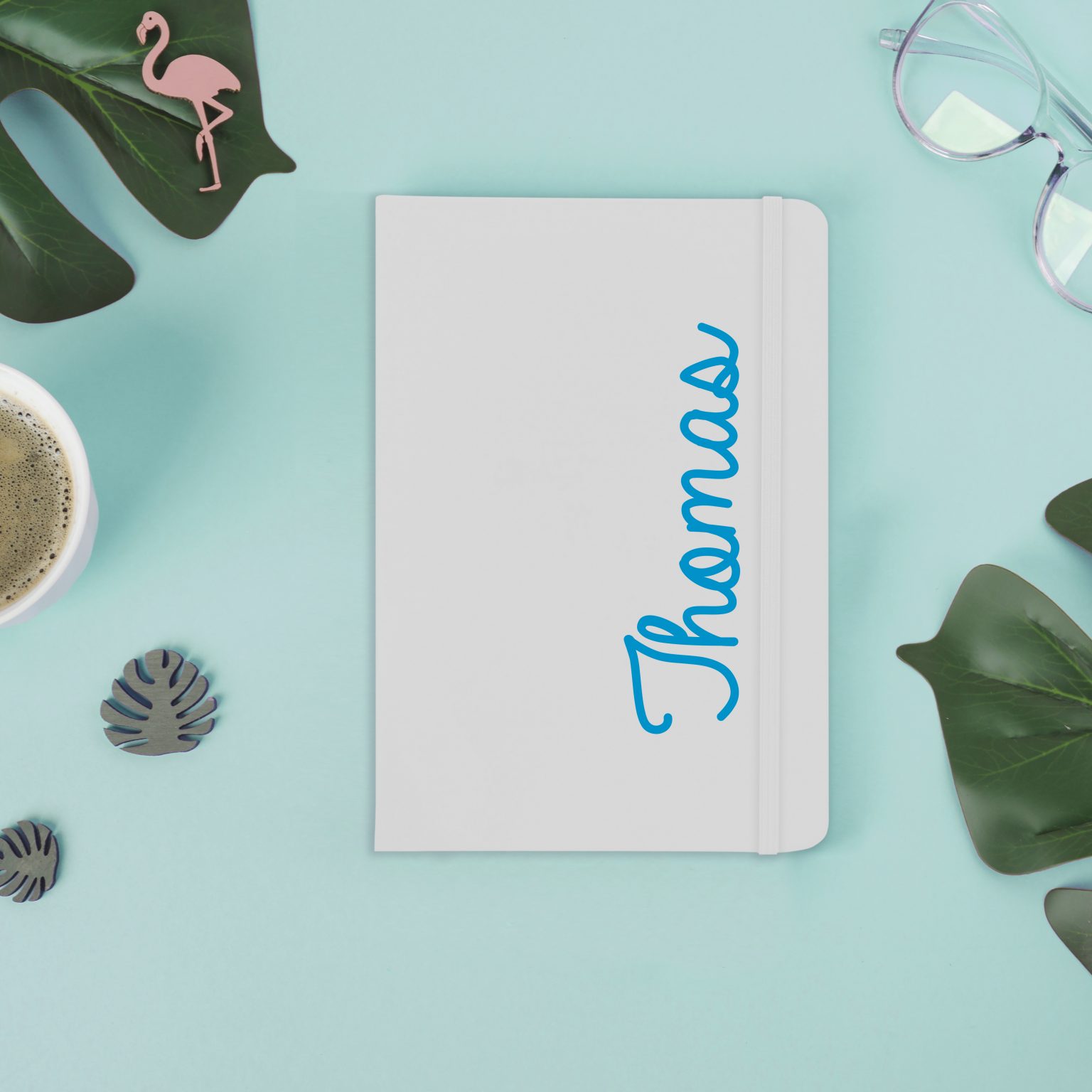 Blue Name White Notebook - Personalised Gifts For Every Occasion at I ...