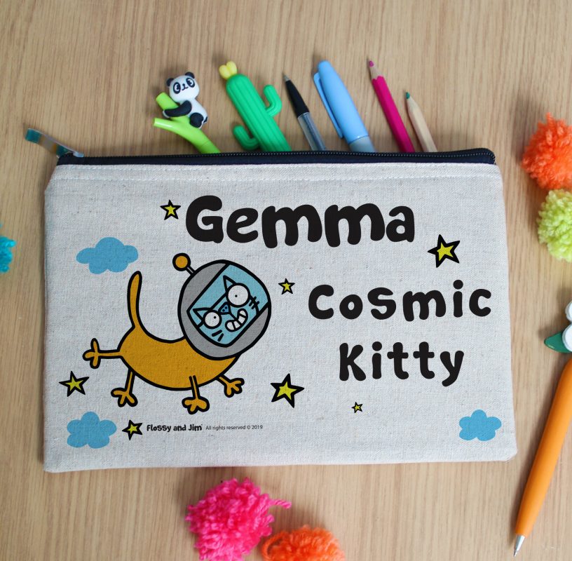 Personalised pencil cases is one of our favourite back to school essentials.