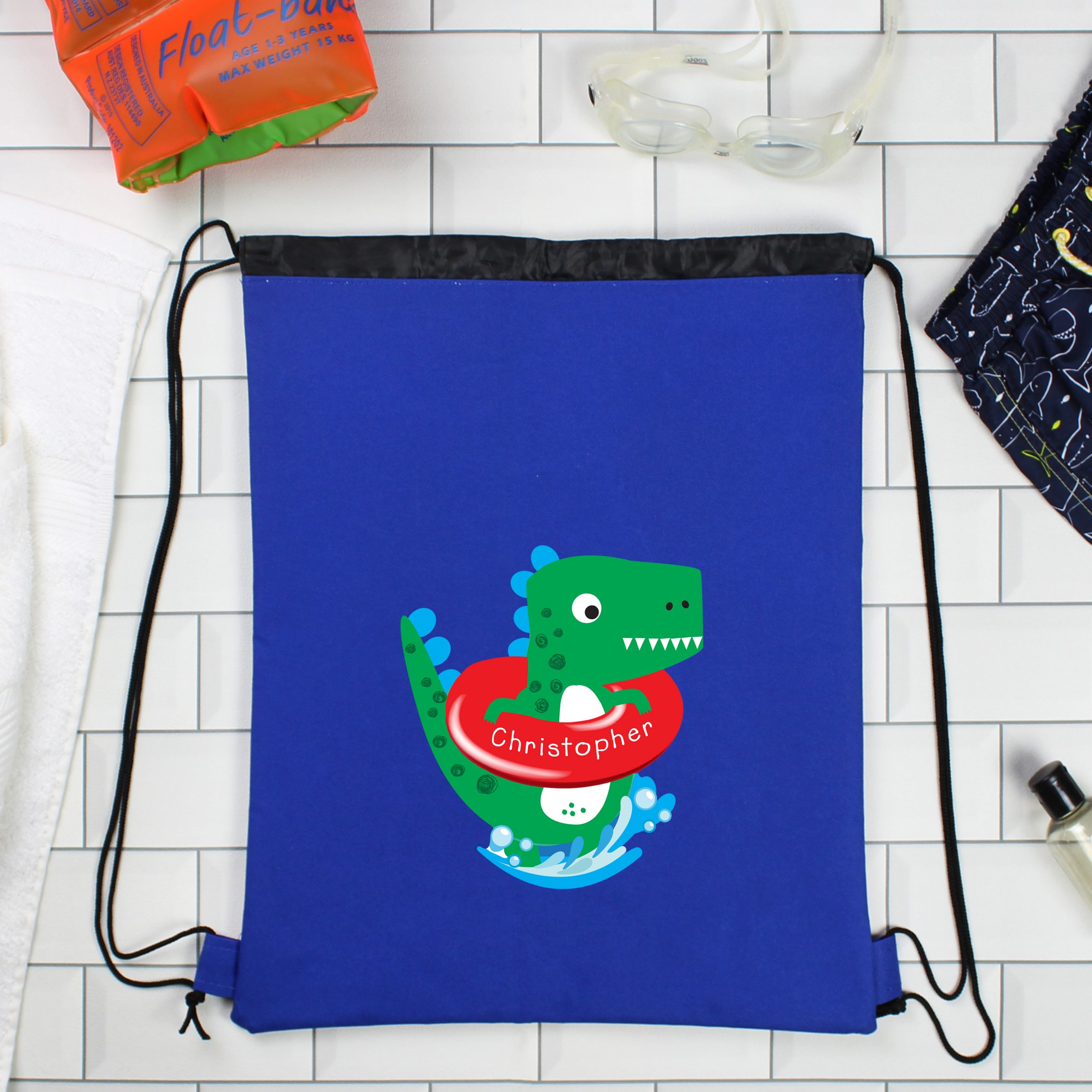 personalised swimming bag