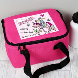 Personalised Bang on the Door Pony Girl Lunch Bag