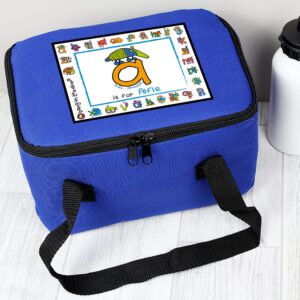 Personalised Bang On The Door Animal Alphabet Boys Lunch Bag