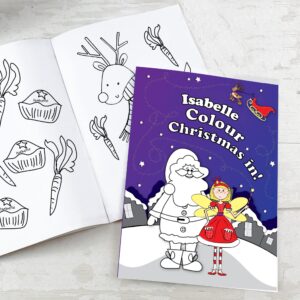 Personalised Its Christmas Fairy Colouring Book