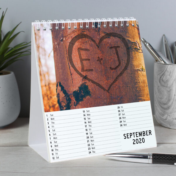 Personalised Couples Desk Calendar - Personalised Gifts For Every ...