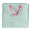 Tropical Flamingo Zipped Laundry Bag / Recycled Tote / Grocery / Large