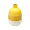 Rustic Flower Vase l Natural Stone Vase l Mojave Glaze - Yellow