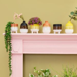 Ombre Vase l Earthy Vase l Mojave Glaze l Brown