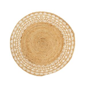 Round Jute Rug l Natural l Ibiza Modern - 91cm