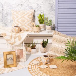 Round Jute Rug l Natural l Ibiza Modern - 91cm l Rugs