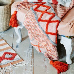 Knitted Throw Blanket l Arizona l Bohemian Home l Home Furnishings