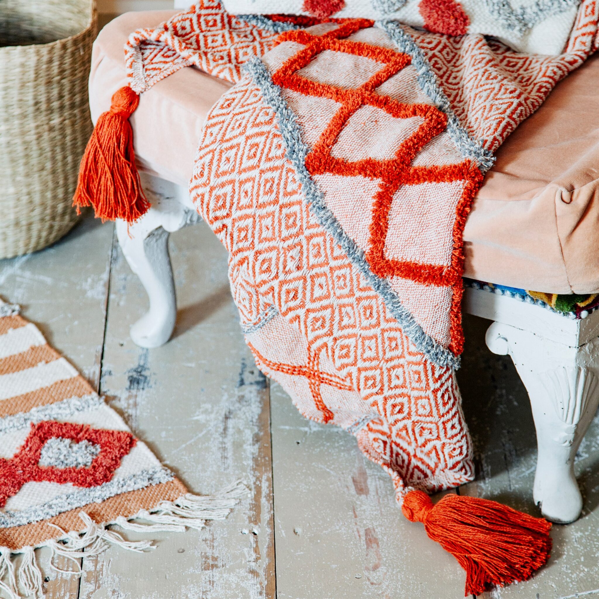 Knitted Throw Blanket l Arizona l Bohemian Home l Home Furnishings Knitted Throw Blanket l Arizona l Bohemian Home l Home Furnishings