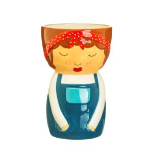 Libby Vase l People Vase l Hand Painted Ceramic Vase