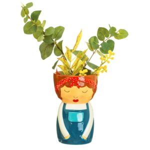 Libby Vase l People Vase l Hand Painted Ceramic Vase