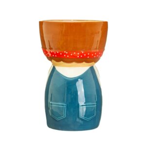 Libby Vase l People Vase l Hand Painted Ceramic Vase