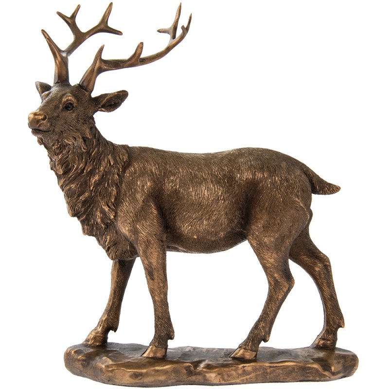 Bronze Stag Ornament / Statue / Sculpture