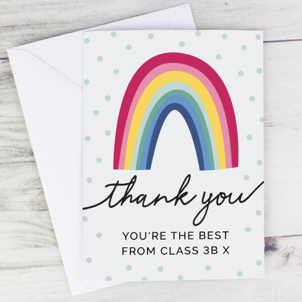 Personalised Thanks Teacher Cards