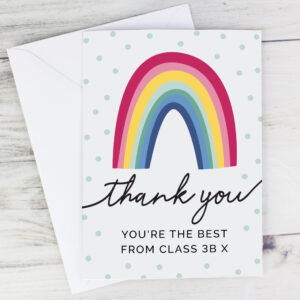 Personalised Thanks Teacher Cards