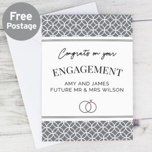 Personalised Couple Congratulations Card