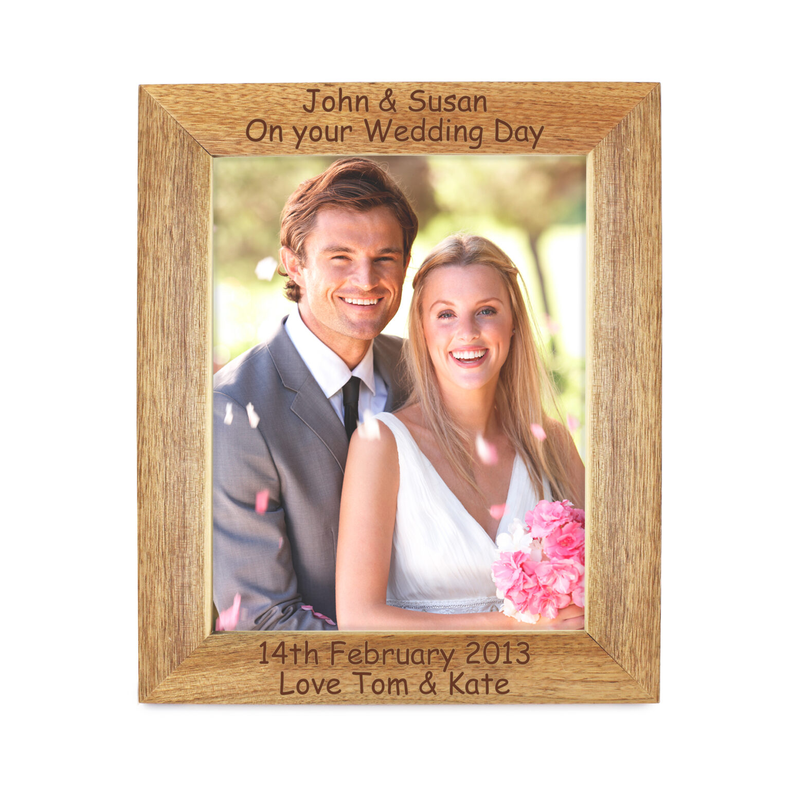Personalised 5x7 Wooden Photo Frame Unique Gift Ideas For Someone