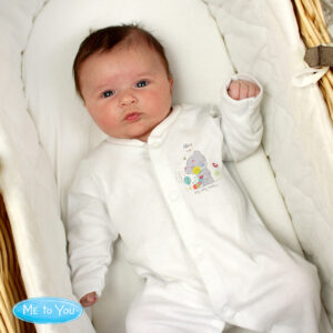 Personalised Tiny Tatty Teddy Cuddle Bug 0-3 Months Babygrow