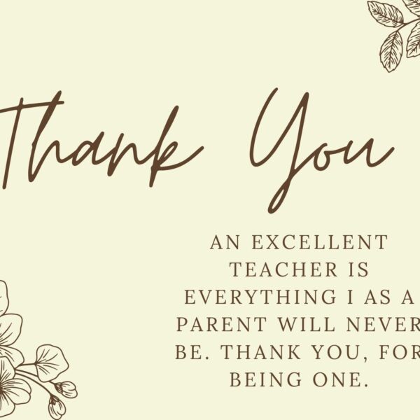Thank You Messages From The Headteacher To Staff