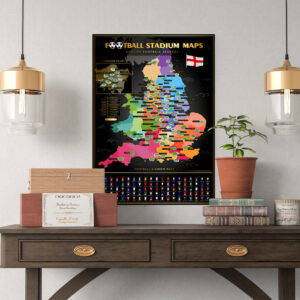 English Football Stadiums Map