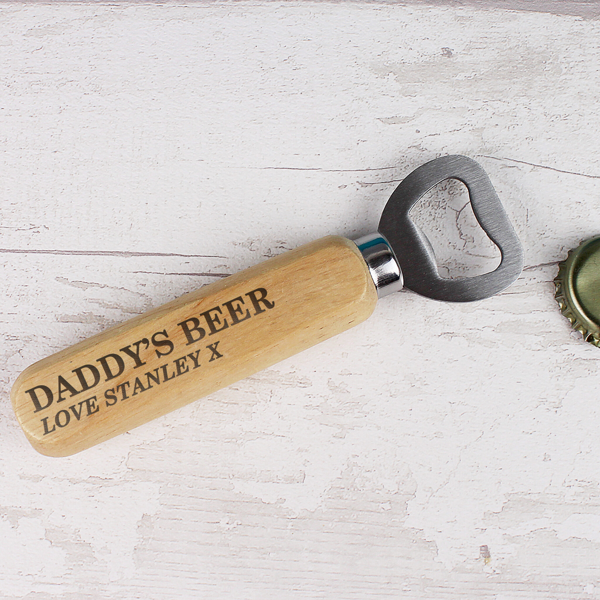 Personalised Wooden Bottle Opener Personalised Wooden Bottle Opener