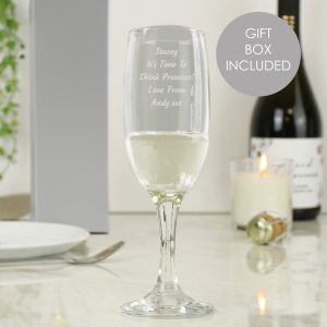 Personalised Any Message Prosecco Flute