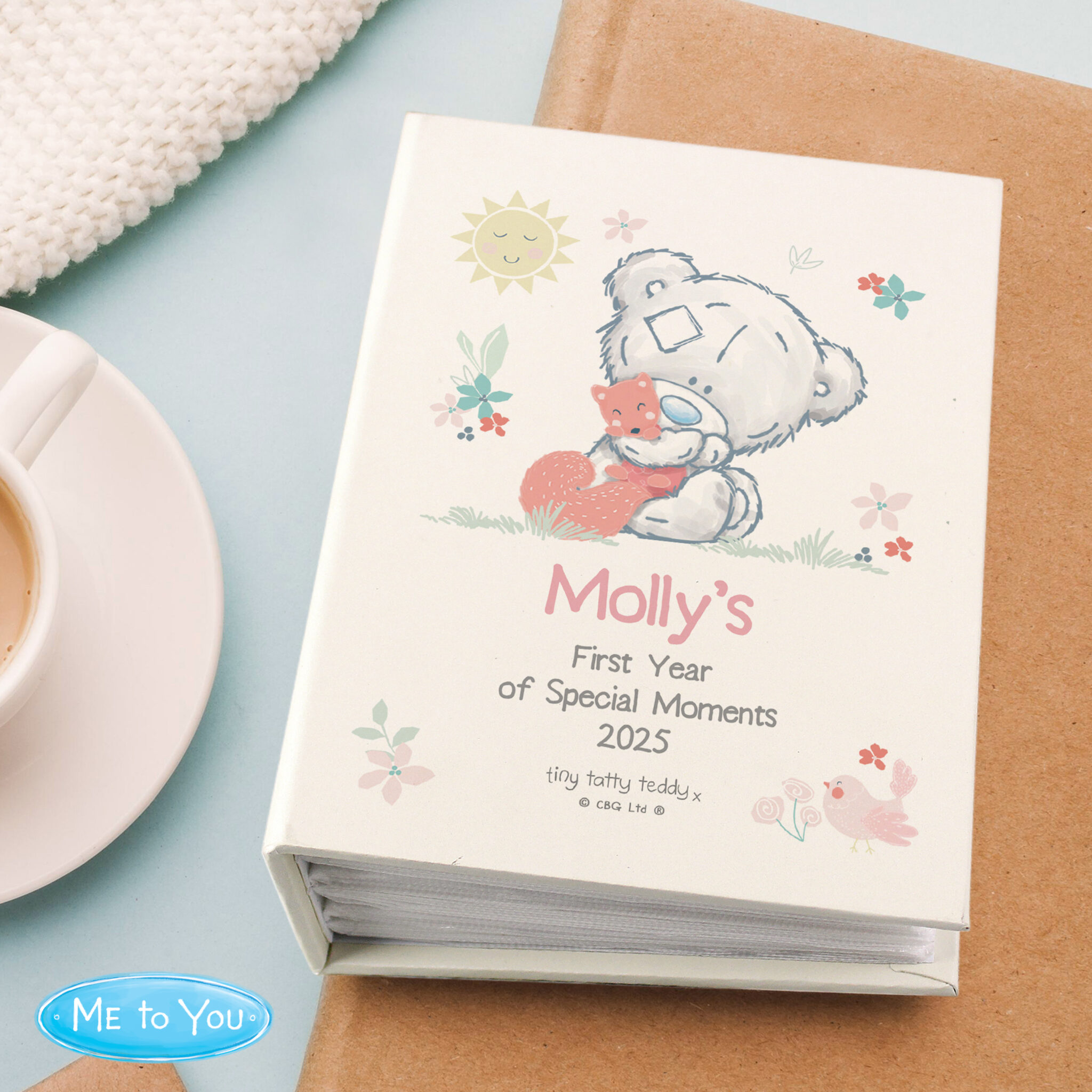 cup coffee with greeting card gift