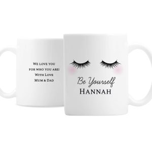 Personalised Eyelashes Mug