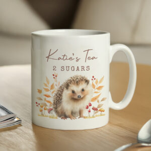 Personalised Hedgehog Mug