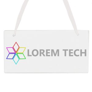 Bespoke Design White Wooden Sign