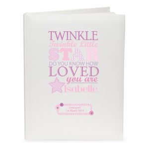 Personalised Twinkle Girls Traditional Photo Album