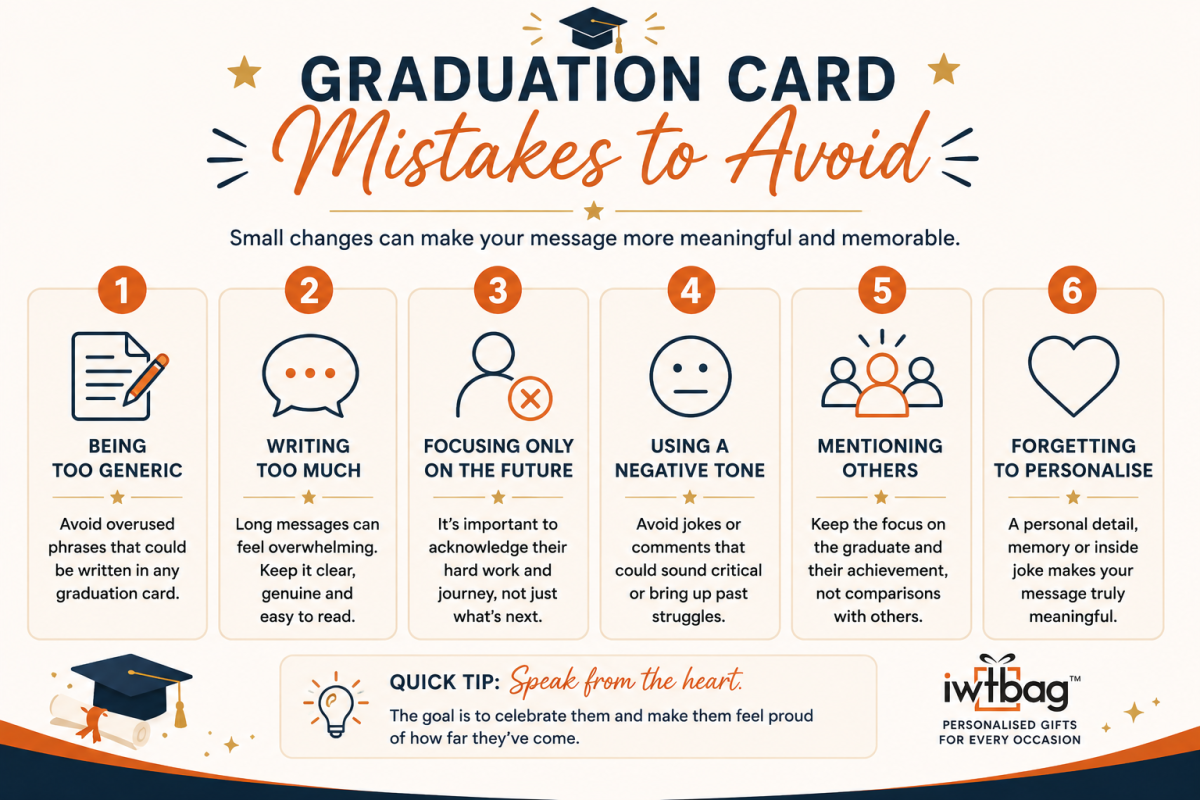 Graduation Card Mistakes to Avoid - I Want To Buy A Gift