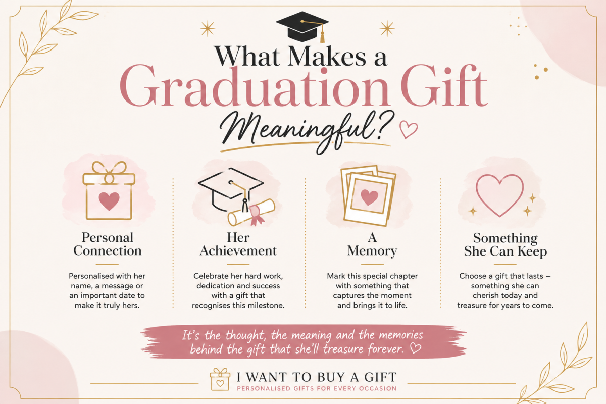 Meaningful Graduation Gifts Infographic - I Want To Buy A Gift