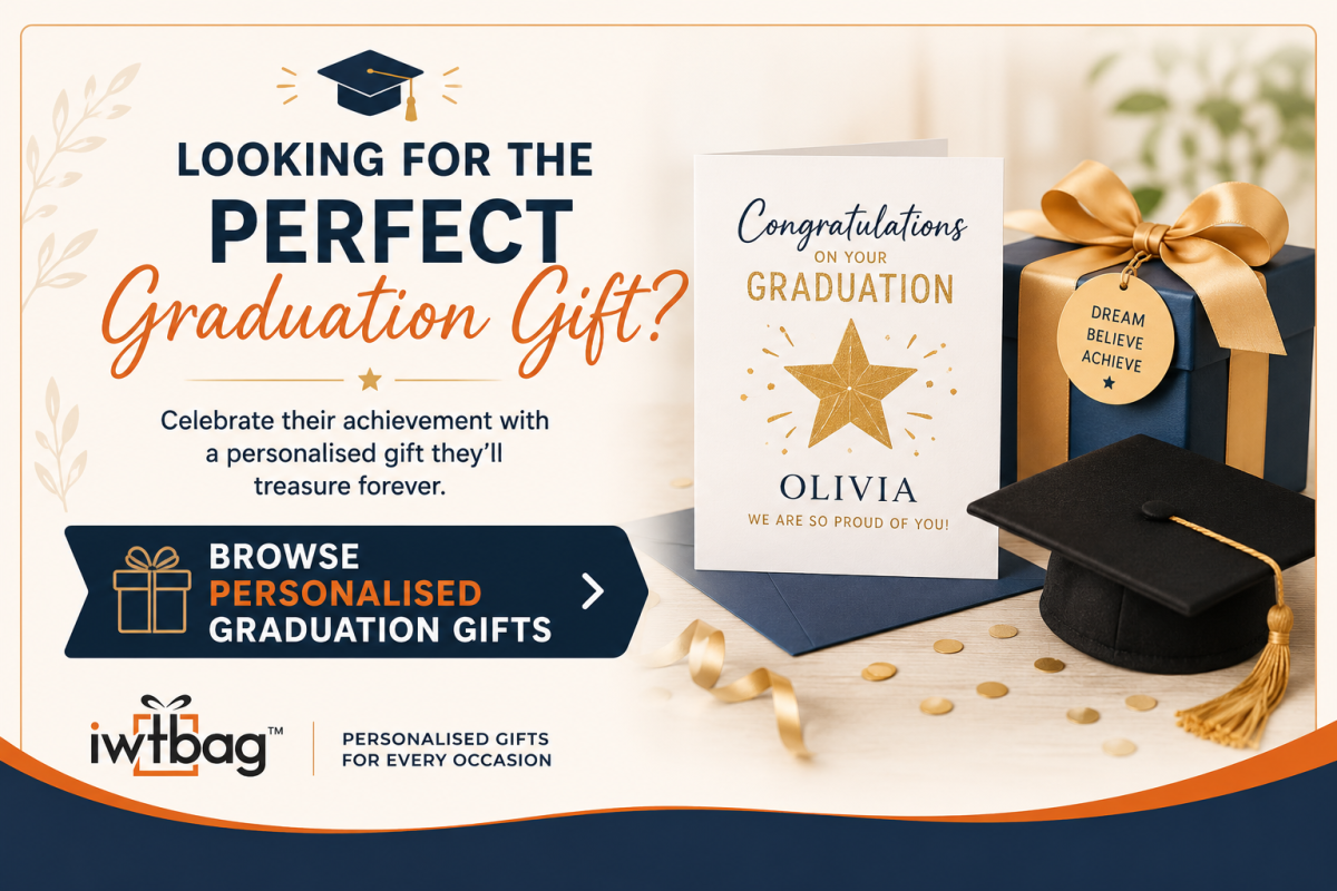 Personalised Graduation Gifts Banner - IWTBAG