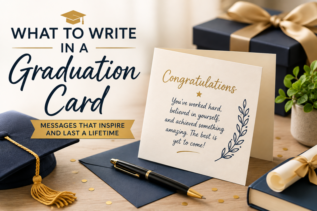 What to Write in a Graduation Card